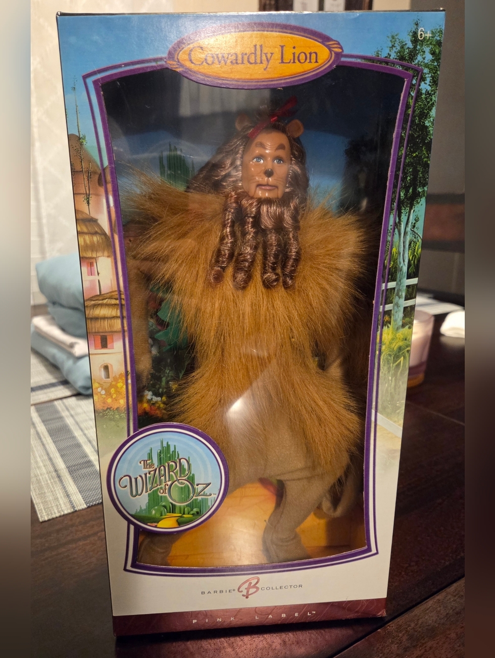 Barbie Collector The Wizard of Oz Cowardly Lion Plush Figure - Brown